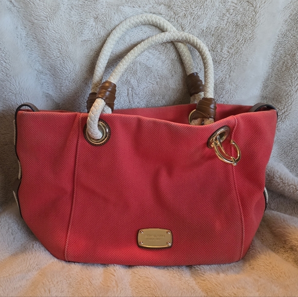 Michael Kors Handbags - MICHAEL KORS | Marina Tangerine Anchor Tote